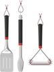 Weber® 3 Piece Grill Tools Set with Spatula, Tongs and Grill Brush-0