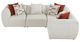 Homelegance® Franz 4-Piece Beige L-Shape Modular Sectional-1