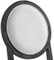 Elements International Versailles Contemporary Black/White Round Back Dining Side Chair-3