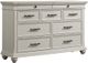 Elements International Slater Antique White Dresser-0