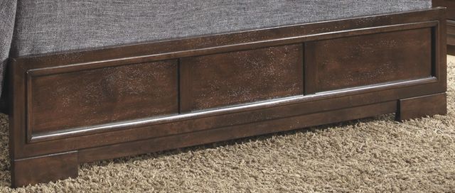 American Wholesale Furniture Walnut King Bookcase Bed-1