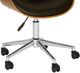Armen Living Daphne Black/Brown Office Chair-3