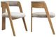 VIG Furniture Modrest Washington 2-Piece Gray/Natural Oak Dining Chair Set-0