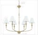 Forty West Barton Gold 6-Light Chandelier-1