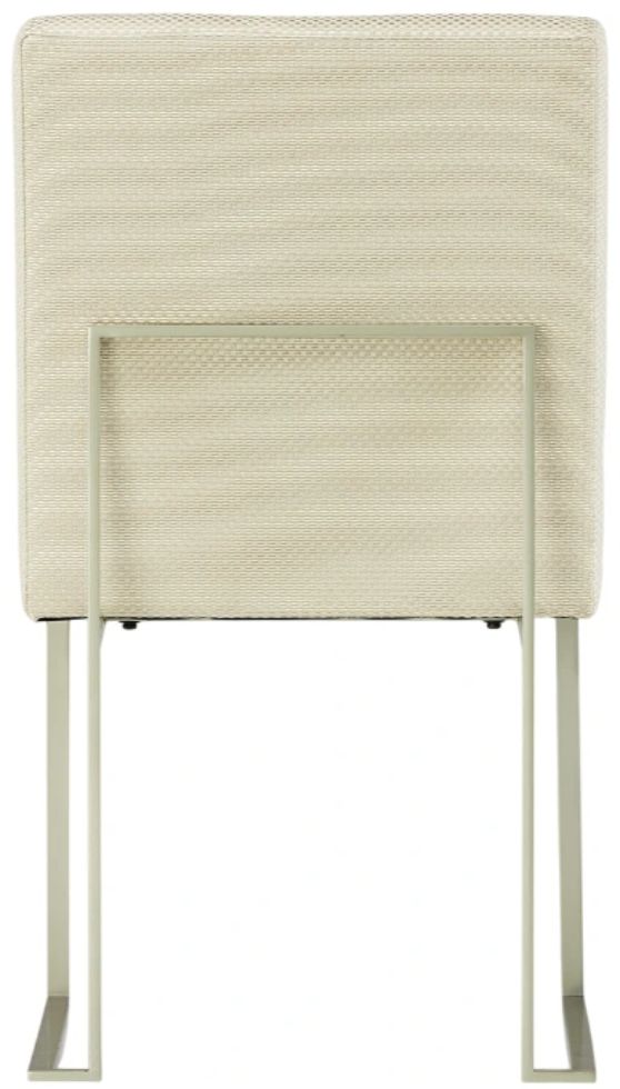Michael Amini® Laguna Ridge Brushed Silver/Champagne Side Chair-3