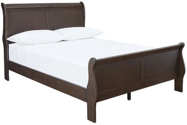 Signature Design by Ashley® Leewarden Dark Brown Full Sleigh Bed-0