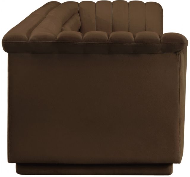 Meridian Furniture Cascade 2-Piece Brown Velvet Sofa-2