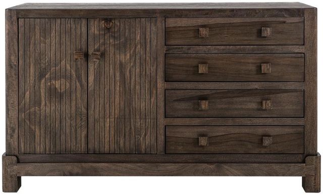 International Furniture Direct Atenas Dark Brown Console-2