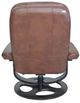 BarcaLounger® Jacque Hilton Whiskey Pedestal Recliner and Ottoman-4