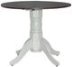 Liberty Furniture Brook Bay 3-Piece Carbon Gray/Textured White Optional Drop Leaf Dining Set-2