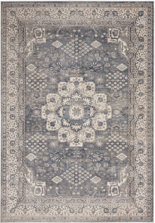 Nourison Home™ Quarry Gray Ivory 5'x7' Area Rug-0