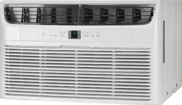 Frigidaire® 8,000 BTU White Built-In Room Air Conditioner with Supplemental Heat-2