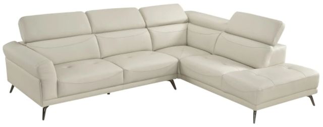 Homelegance® Giselle 2-Piece Beige Right-Arm Facing Sectional and Chaise-4