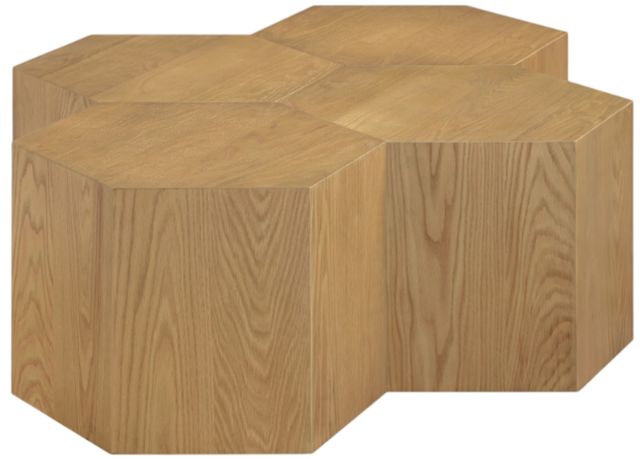 Meridian Furniture Eternal 4-Piece Natural Modular Coffee Table Set-0
