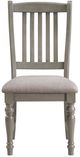 Elements International Sunnyvale Gray Dining Side Chair-2