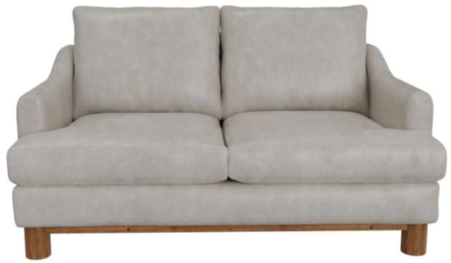 International Furniture Direct Olimpia Ivory Upholstered Loveseat-2