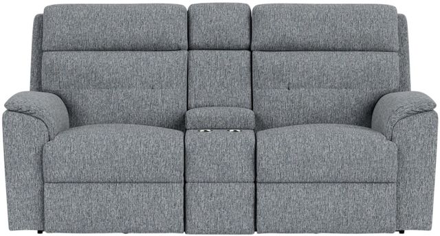 Flexsteel® Customizable Mason Power Reclining Loveseat with Console and Power Headrests-2