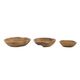 A & B Home Kanso 3-Piece Brown Bowl Set-2
