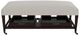Bassett® Furniture Customizable Kara 51" Ottoman with Trays-1