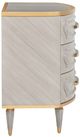 Michael Amini® St. Charles Dove Gray 3-Drawer Nightstand-2