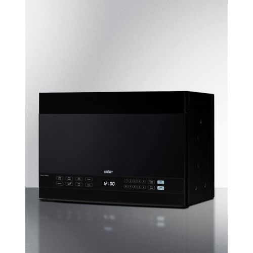 Summit® 1.4 Cu. Ft. Black Wide Over The Range Microwave-1