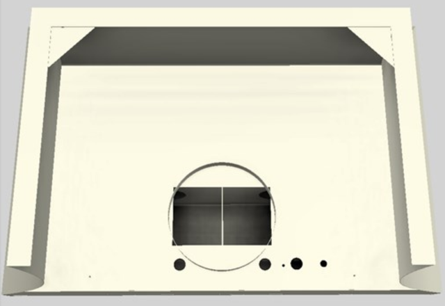 Vent-A-Hood® Designer Series 36" Biscuit Wall Mounted Range Hood-3