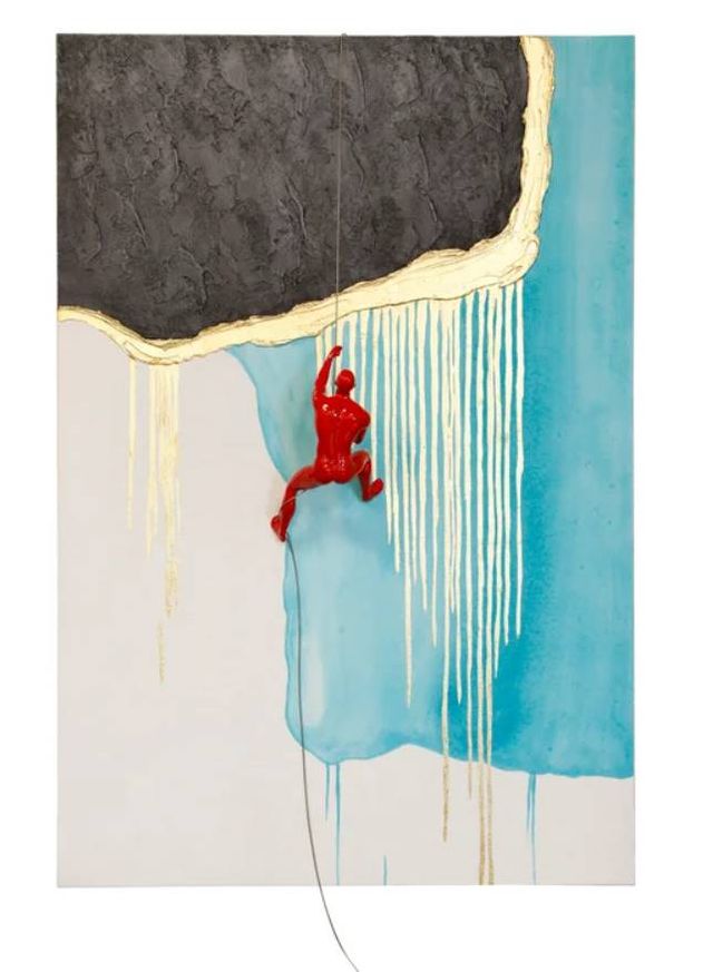 StyleCraft Red Cliff Climber Wall Art-0