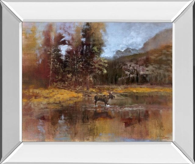 Classy Art Magnificent View by Longo Mirrored Frame Wall Art-0