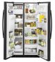 GE® 36" 21.9 Cu. Ft. Black Counter Depth Side By Side Refrigerator-2