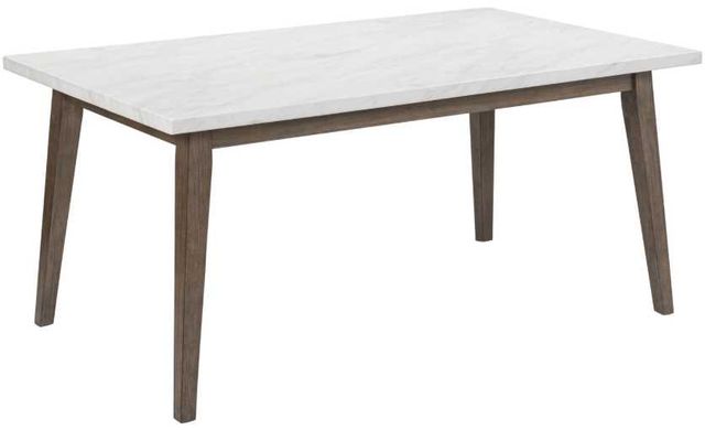 Liberty Furniture Edison 7-Piece Brownstone/Gray Wash/White Rectangular Table Set-1