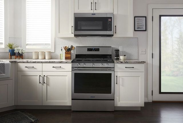 Maytag® 30" Fingerprint Resistant Stainless Steel Freestanding Gas Range with Air Fryer-7