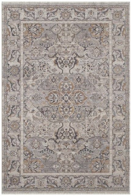 KAS Rugs Adele Beige/Grey Delaney 5'x8' Area Rug-0