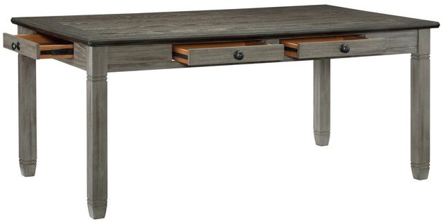 Mazin Furniture Granby 7-Piece Gray Dining Set-1