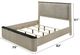 ACME Furniture Travonte Beige/Gray Linen Eastern King Upholstered Panel Bed-2