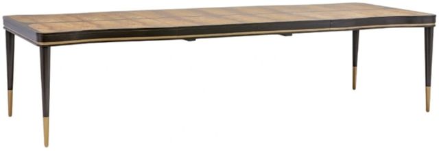 Michael Amini® Malibu Crest Crotch Mahogany Dining Table-2