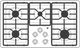 GE® 36" Stainless Steel Built-In Gas Cooktop-4