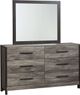 Signature Design by Ashley® Cazenfeld 2-Piece Black/Gray King Panel Bed Set-2