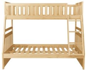 Mazin Furniture Bartly Natural Twin/Full Bunk Bed-0