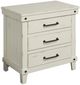 Bernards Spruce Creek White Nightstand-0