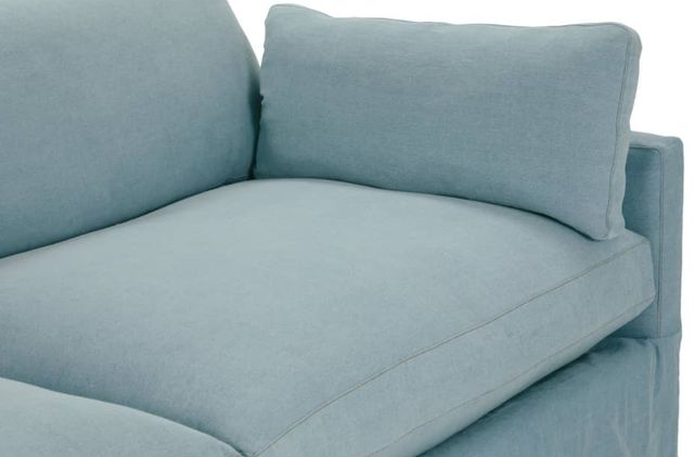 Rowe® Customizable Sylvie 100” Two Cushion Everyday Denim Slip Sofa-3