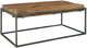 Riverside Furniture Maverick Brown Rectangular Coffee Table with Metal Framework-0