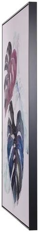 Stylecraft Botanical Leaves Black/Dark Blue/Light Green/Purple Wall Art-1