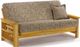 Night & Day Furniture™ Portofino Honey Oak Queen Moon Glider Futon-0