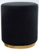 Diamond Sofa® Sorbet Black/Gold Accent Ottoman-0