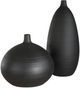 Uttermost® Bower 2-Piece Matte Black Vase Set-2