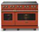 Viking® 5 Series 48" Spiced Cider Pro Style Induction Range with Brushed Brass Trim-4