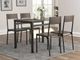 Coaster® Lana 5-Piece Dark Brown Dining Table Set-0
