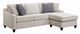 Coaster® McLoughlin Cream Upholstered Sectional-0