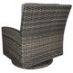 CabanaCoast® Customizable Sedona SOL Weave® Wicker Outdoor Swivel Glider Chair-2
