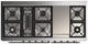 Ilve® Majestic III 60" Blue Gray Pro Style Dual Fuel Natural Gas Range with Solid Door and Burnished Trim-3